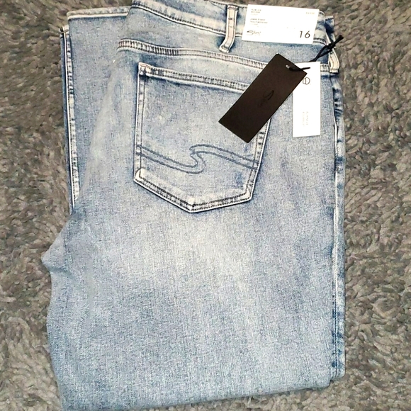 🥳Hosts Pick🥳 🆕️  Silver Elyse Jean Size 16 - Picture 5 of 9
